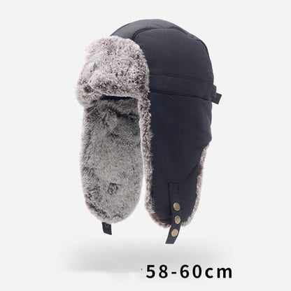 Thermal Beanie with Built - in Mask – Fleece Lined Hat for Cold Weather & Face Protection - Urban Caps