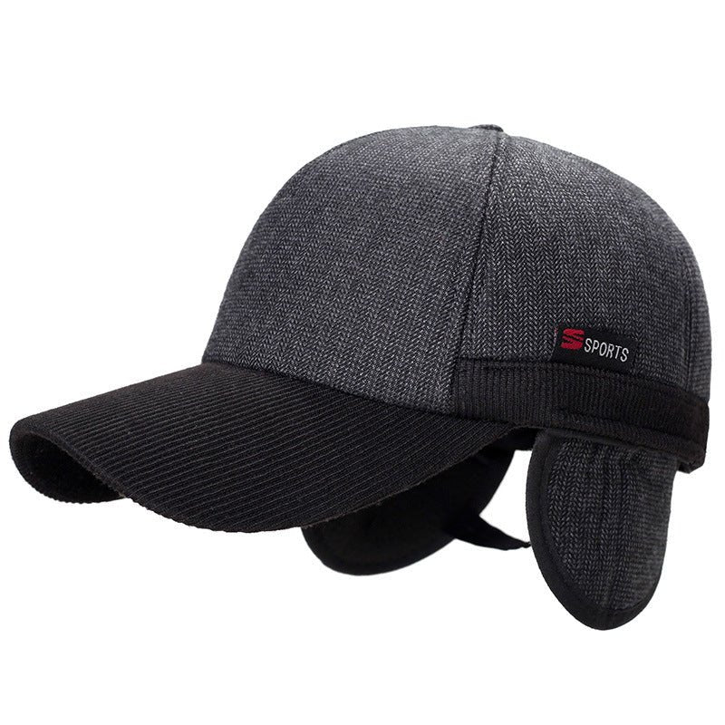 Thickened anti cold and windproof duck tongue cap - Urban Caps
