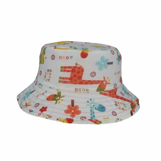 Tommy – Giraffe Print Reversible Cotton Bucket Hat for Toddlers - Urban Caps