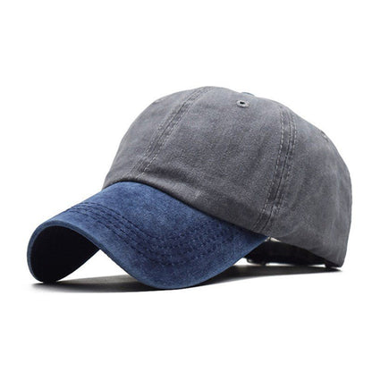 Unisex Cotton Sunshade Cap – Colorblock Casual Baseball Hat - Urban Caps