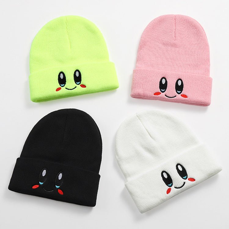 Unisex Embroidered Beanie – Fun Expression Knit Hat for Men & Women - Urban Caps