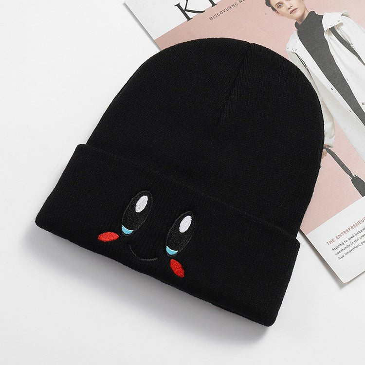 Unisex Embroidered Beanie – Fun Expression Knit Hat for Men & Women - Urban Caps