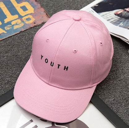 Unisexe Lettre Imprimé Solide Caps Hommes Femmes Anneau Hip Hop Casquette de baseball Coton Snapback Chapeau - Urban Caps