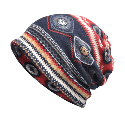 Urban Vintage Boho Cotton Snood Beanie - Urban Caps