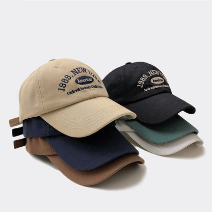 Versatile Embroidered Vintage Baseball Hat - Urban Caps