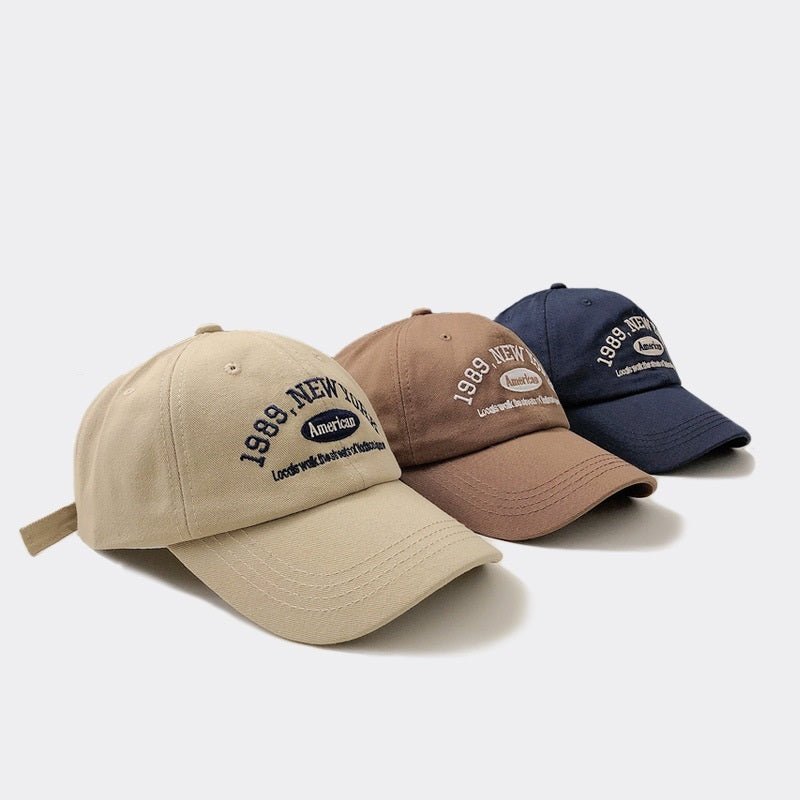 Versatile Embroidered Vintage Baseball Hat - Urban Caps