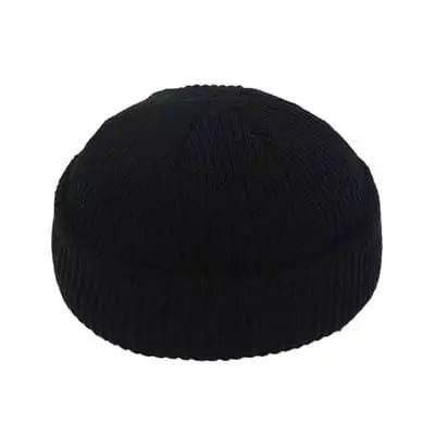 Vintage Cotton Docker Beanie – Short Fit Adjustable Cap