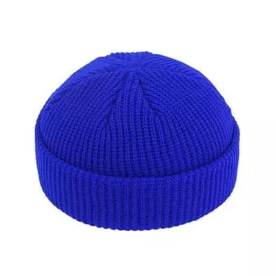 Vintage Cotton Docker Beanie – Short Fit Adjustable Cap