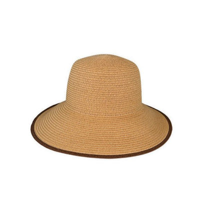 Violet – Women's Braided Ponytail Resort Hat with UPF 50+ Protection - Urban Caps