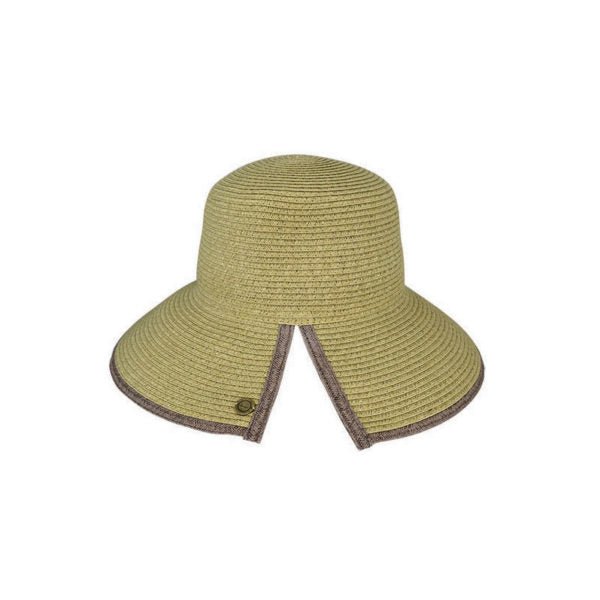 Violet – Women's Braided Ponytail Resort Hat with UPF 50+ Protection - Urban Caps