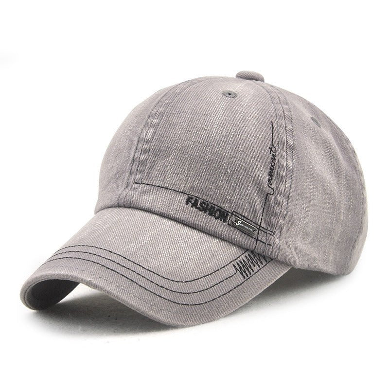 Wash Old Baseball Cap Color men's and women's simple outdoor leisure cap - Urban Caps