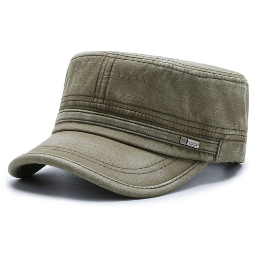 Washed Army Cap – Cotton Adjustable Military Hat