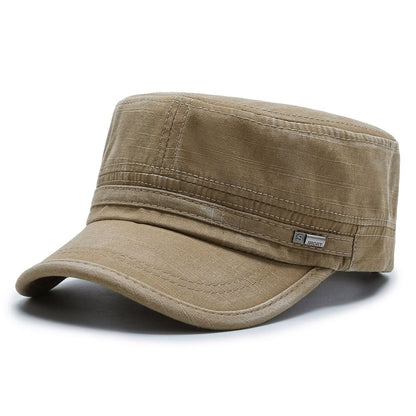 Washed Army Cap – Cotton Adjustable Military Hat