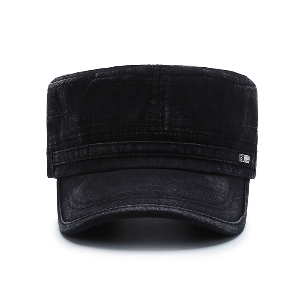 Washed Army Cap – Cotton Adjustable Military Hat