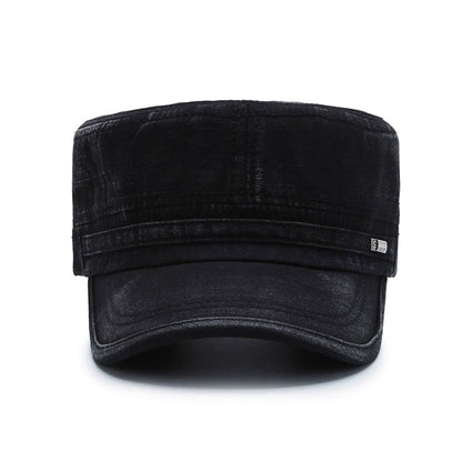 Washed Army Cap – Cotton Adjustable Military Hat