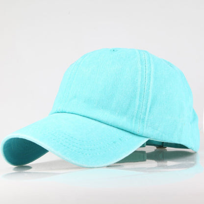 Washed Solid Color Light Board Baseball Cap For Women - Urban Caps