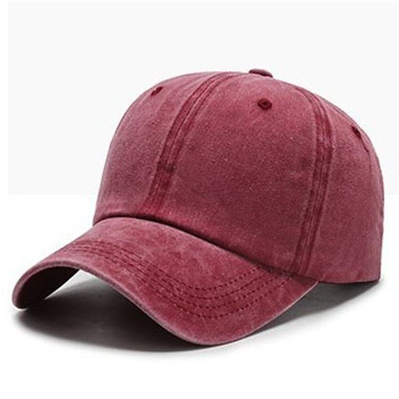 Washed Solid Color Light Board Baseball Cap For Women - Urban Caps