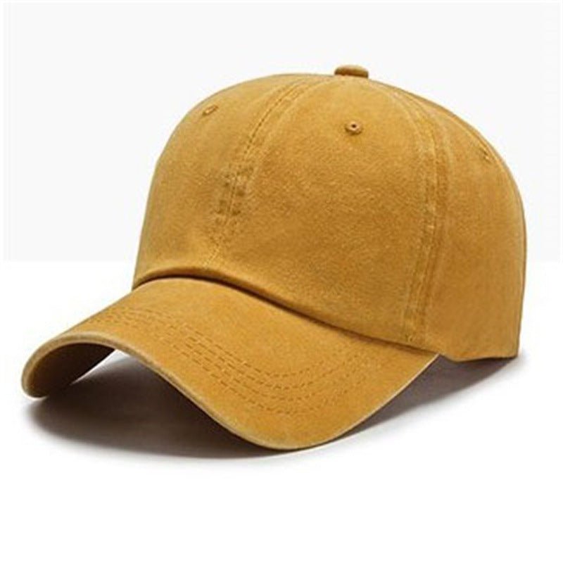 Washed Solid Color Light Board Baseball Cap For Women - Urban Caps