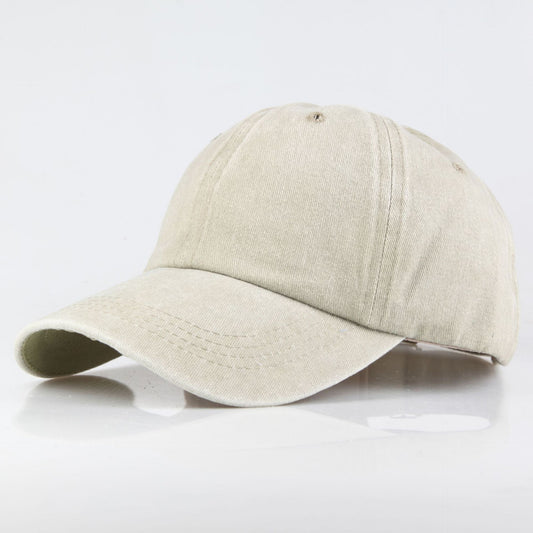 Washed Solid Color Light Board Baseball Cap For Women - Urban Caps