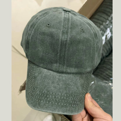 Washed Solid Color Light Board Baseball Cap For Women - Urban Caps