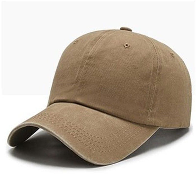 Washed Solid Color Light Board Baseball Cap For Women - Urban Caps