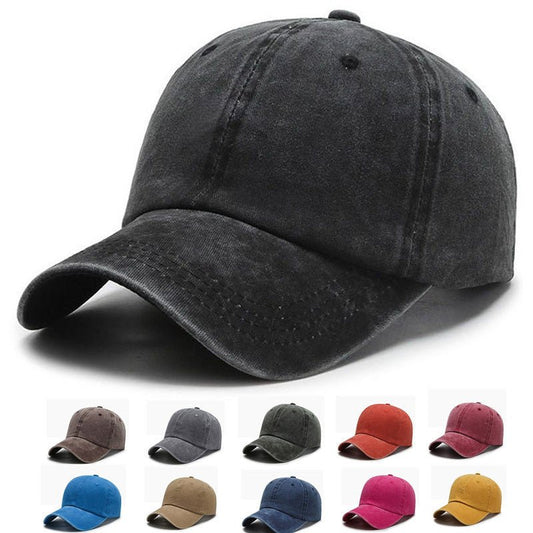 Washed Solid Color Light Board Baseball Cap For Women - Urban Caps