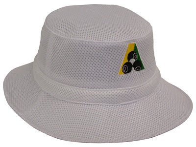 White Mesh Sports Hat with Green Undervisor – Lightweight Breathable Cap - Urban Caps