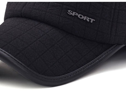 Winter Warm Baseball Cap – Men's Thermal Ear Protection Hat - Urban Caps