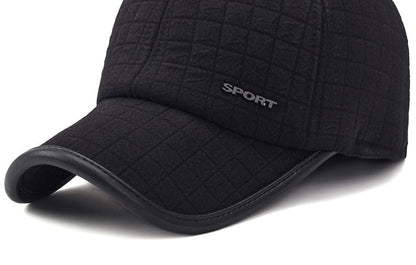 Winter Warm Baseball Cap – Men's Thermal Ear Protection Hat - Urban Caps