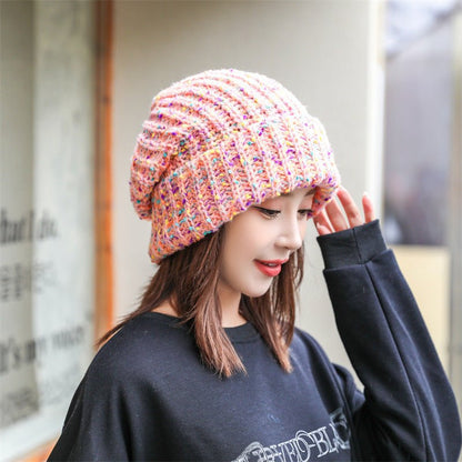 Women’s Casual Wool Beanie – Soft Knit Winter Hat in Fashion Colors - Urban Caps