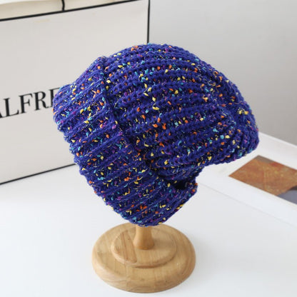Women’s Casual Wool Beanie – Soft Knit Winter Hat in Fashion Colors - Urban Caps