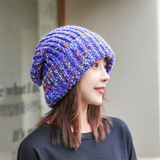 Women’s Casual Wool Beanie – Soft Knit Winter Hat in Fashion Colors - Urban Caps