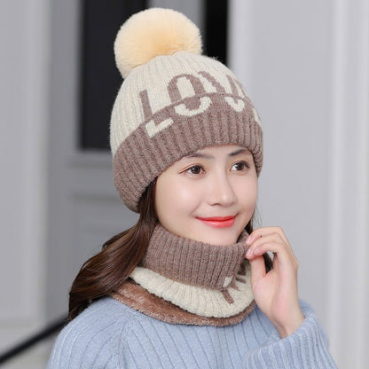 Women’s Fleece Beanie & Scarf Set – Soft Thermal Wool Knit Travel Kit - Urban Caps