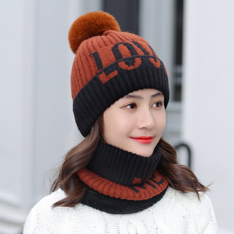 Women’s Fleece Beanie & Scarf Set – Soft Thermal Wool Knit Travel Kit - Urban Caps