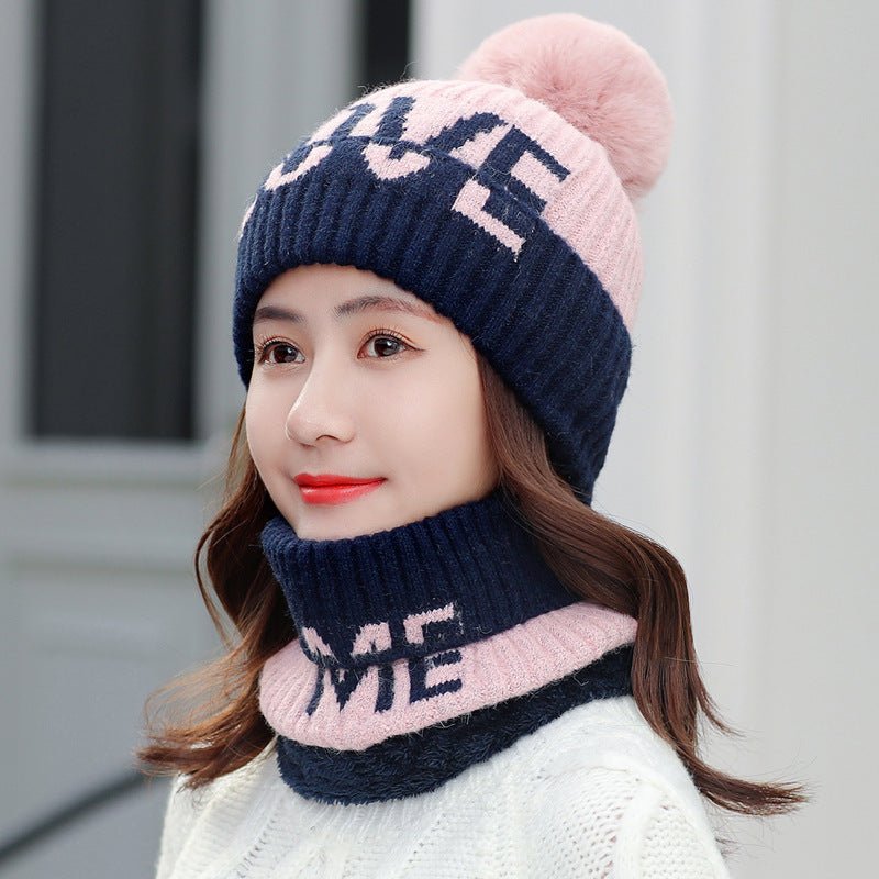 Women’s Fleece Beanie & Scarf Set – Soft Thermal Wool Knit Travel Kit - Urban Caps