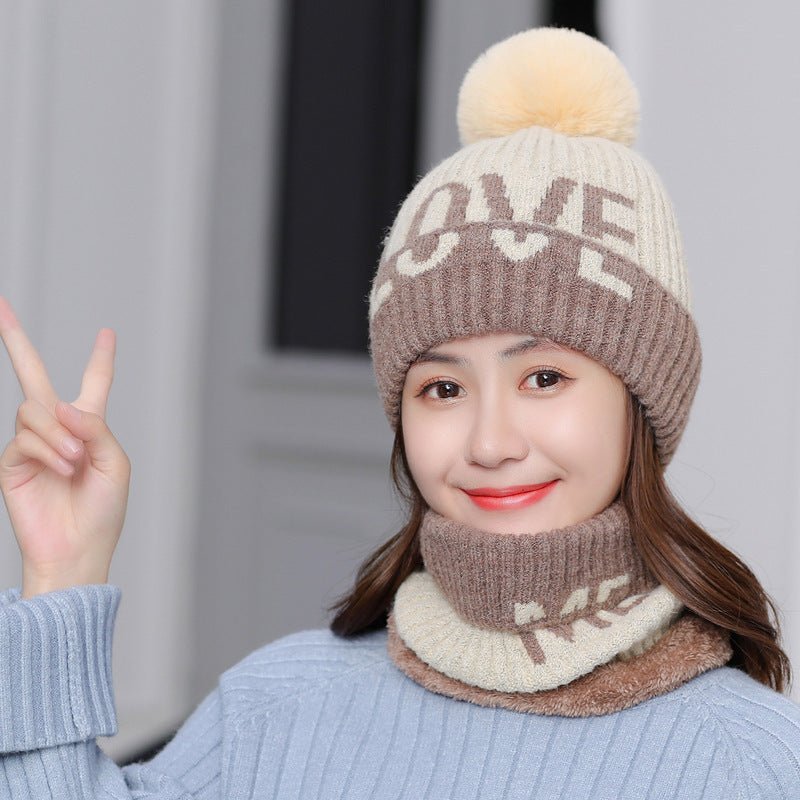 Women’s Fleece Beanie & Scarf Set – Soft Thermal Wool Knit Travel Kit - Urban Caps