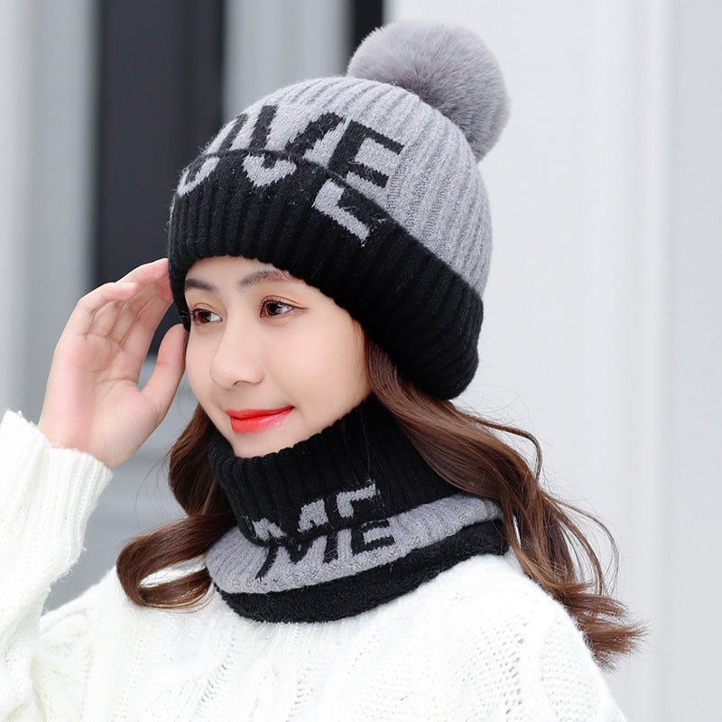 Women’s Fleece Beanie & Scarf Set – Soft Thermal Wool Knit Travel Kit - Urban Caps