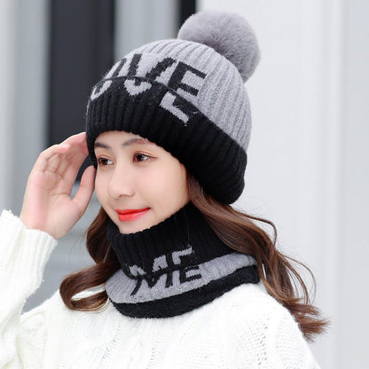 Women’s Fleece Beanie & Scarf Set – Soft Thermal Wool Knit Travel Kit - Urban Caps
