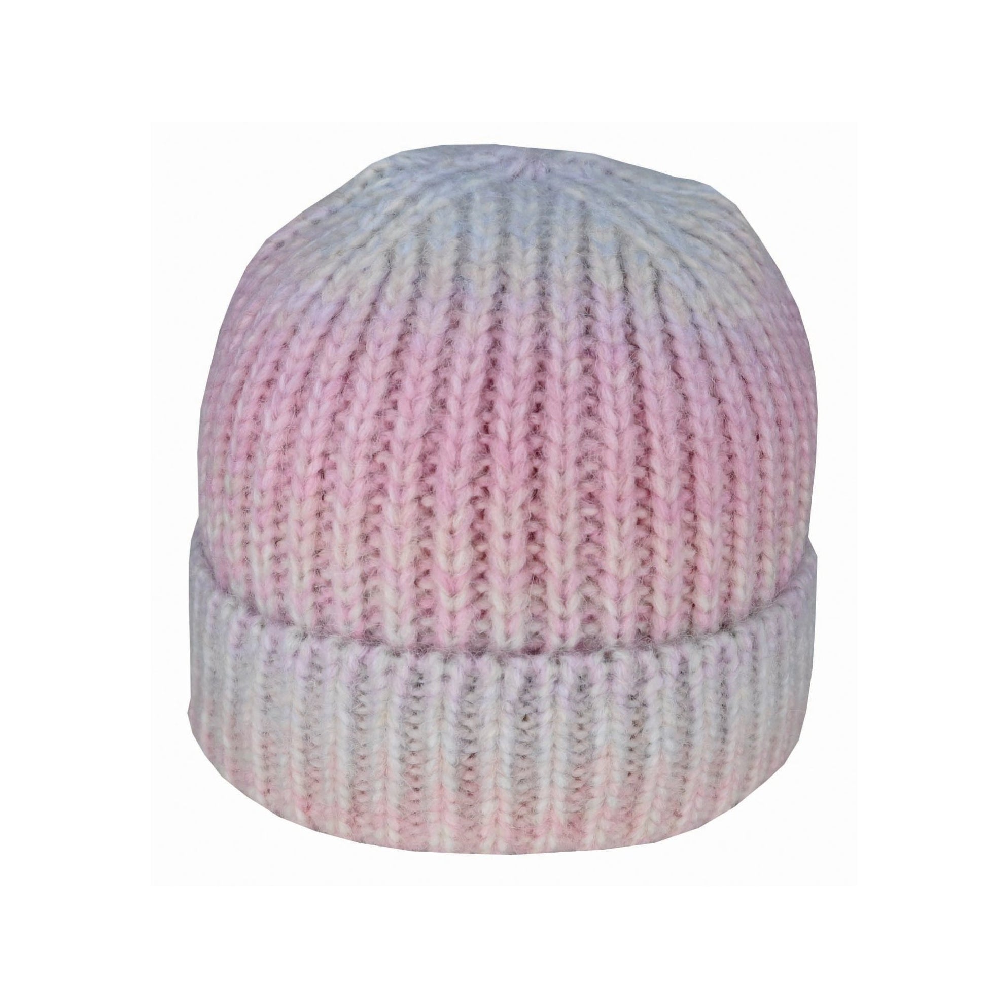 Women’s Ombre Knit Beanie – Acrylic Blend Cuffed Winter Hat by Avenel - Urban Caps