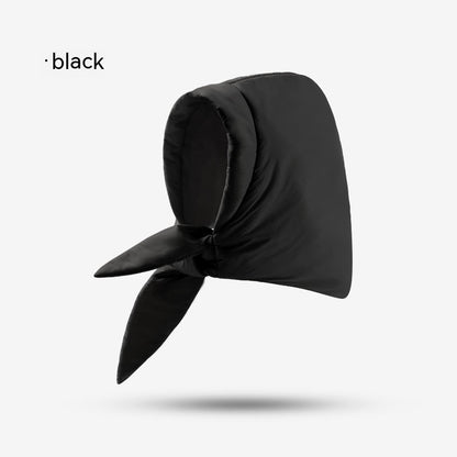 Women's Plush Winter Beanie – Windproof Down Hat with Ear Warmers for Cycling & Outdoor Cold - Urban Caps