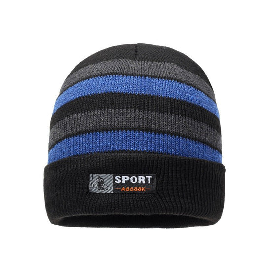 Women’s Striped Fisherman Beanie – Warm Wool Hat with Earflap Design - Urban Caps