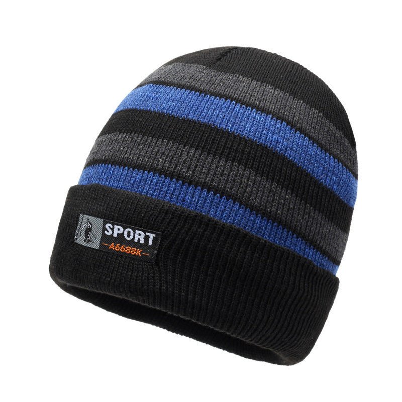 Women’s Striped Fisherman Beanie – Warm Wool Hat with Earflap Design - Urban Caps