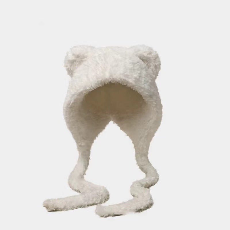 Women’s Winter Beanie with Earflaps – Cute Korean Style Wool Hat - Urban Caps