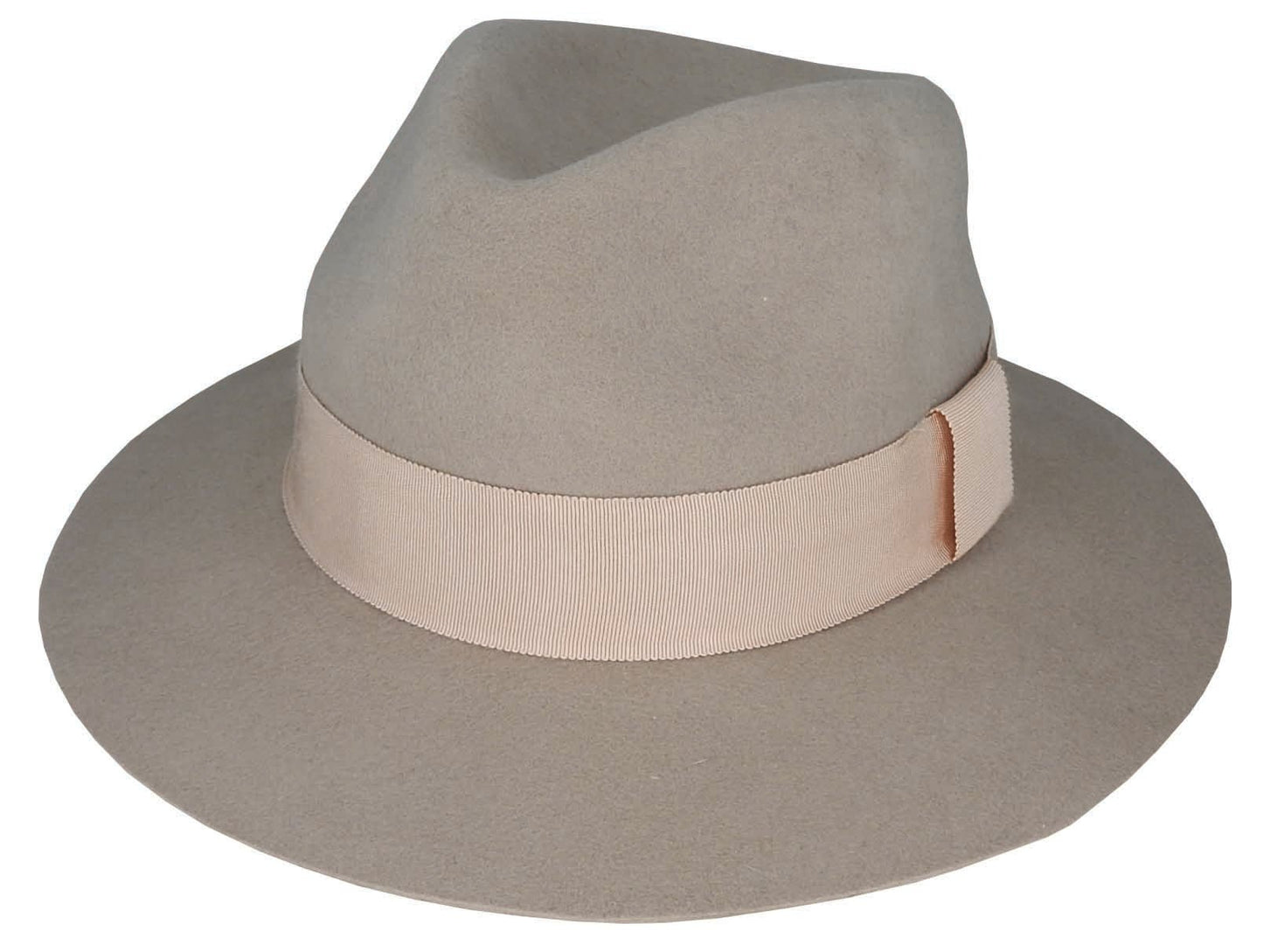 Wool Felt Fedora Hat with Raw Edge Brim – Savannah by Dot & Co. - Urban Caps