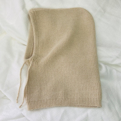 Wool Knit Beanie with Built - In Scarf – Warm Winter Hat with Neck & Face Coverage - Urban Caps