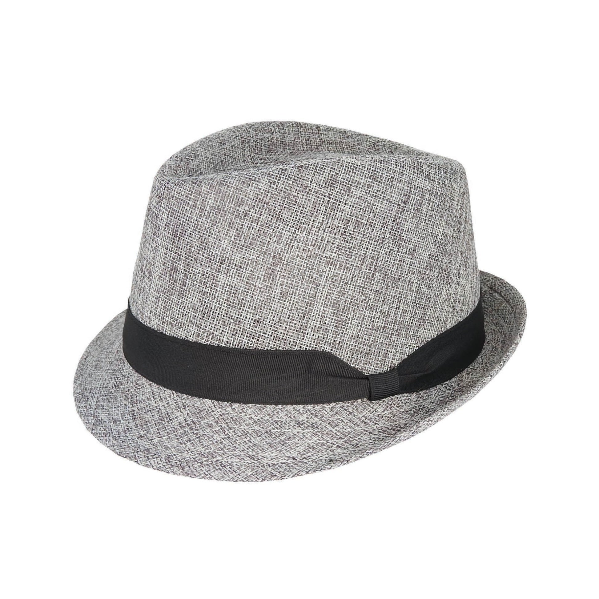 Woven Polyester Trilby Hat - Urban Caps