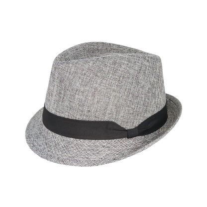 Woven Polyester Trilby Hat - Urban Caps