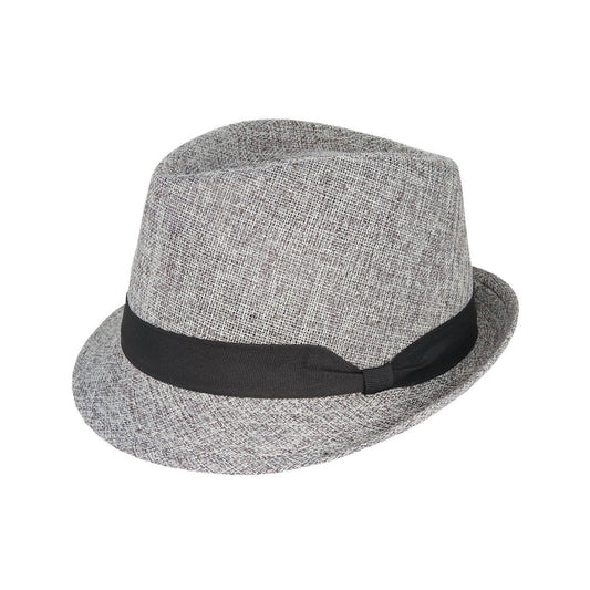 Woven Polyester Trilby Hat - Urban Caps