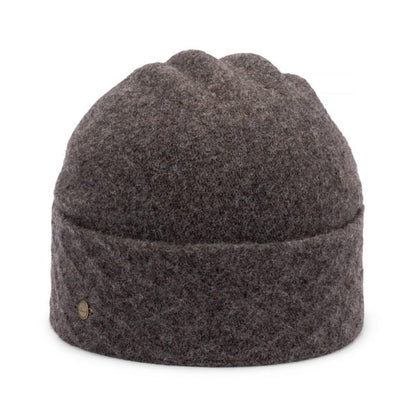 ZOLA – Boiled Wool Pull - On Beanie with Mesh Trim - Urban Caps