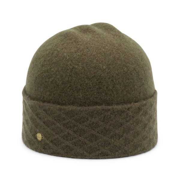 ZOLA – Boiled Wool Pull - On Beanie with Mesh Trim - Urban Caps